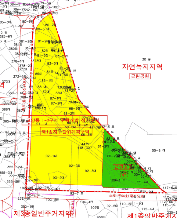 고양 I-2구역도